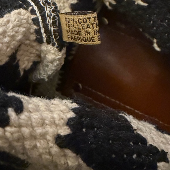 Patricia Nash Black, Beige and Brown Woven Women's Crossbody Bag - Picture 5 of 7